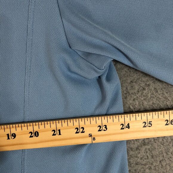 Nike Shirt Men Extra Large Blue Polo Collared Outdoor Logo Golf Dri Fit Dadcore - Picture 8 of 9